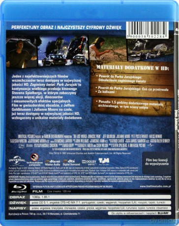 Park Jurajski 2. Zaginiony świat [Blu-Ray]