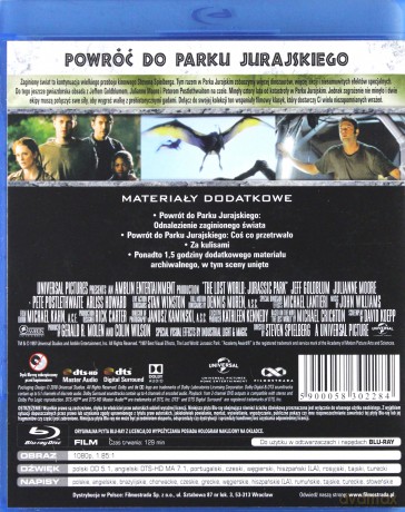 Park Jurajski 2. Zaginiony świat [Blu-Ray]