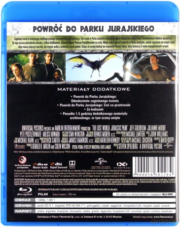 Park Jurajski 2. Zaginiony świat [Blu-Ray]