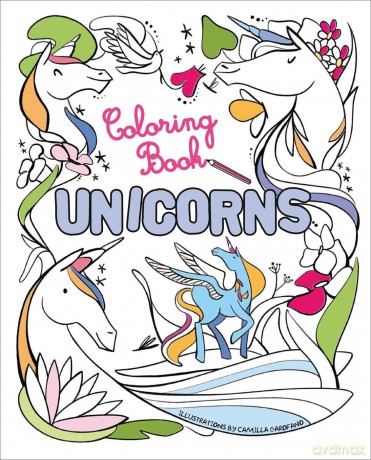 Unicorns: Coloring Book - Illustrated by Camilla Garofano [KSIĄŻKA]