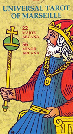 UNIVERSAL TAROT OF MARSEILLE (cards): Tarot Deck - Lee Bursten [KSIĄŻKA]