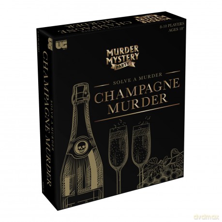 University Games 33217 The Champagne Murder Mystery Party Lord Michael Game, Black, One Size [KSIĄŻKA]