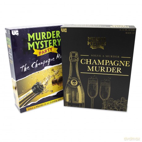 University Games 33217 The Champagne Murder Mystery Party Lord Michael Game, Black, One Size [KSIĄŻKA]