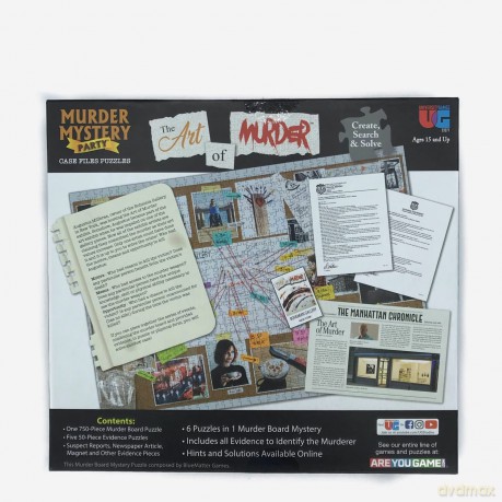 University Games 33271 Mystery Case Files Puzzle The Art of Murder [PUZZLE]