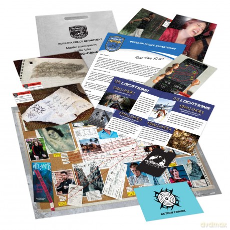 University Games 33273 Murder Mystery Party Game Jigsaw Puzzle Passport, One Size [PUZZLE]
