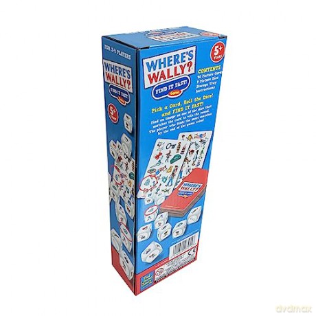 University Games 7415 Where's Waldo Wally Find it Fast Game, Multicoloured [KSIĄŻKA]