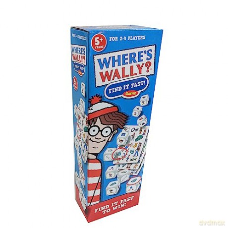 University Games 7415 Where's Waldo Wally Find it Fast Game, Multicoloured [KSIĄŻKA]