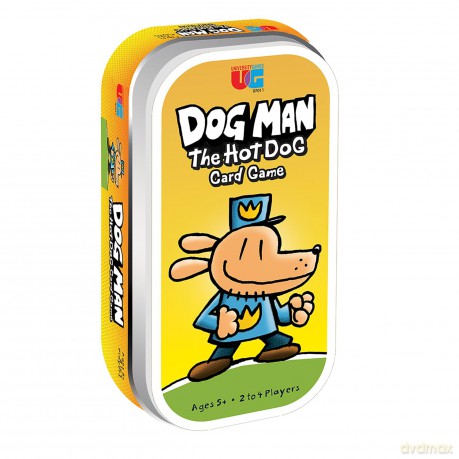 University Games Dog Man The Hot Dog Card Game | 2-4 Players, Yellow, One Size,07011 [KSIĄŻKA]