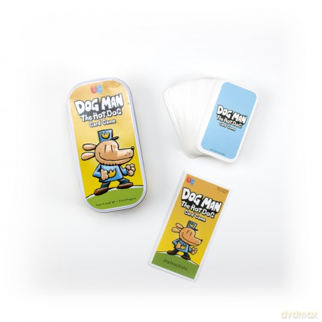 University Games Dog Man The Hot Dog Card Game | 2-4 Players, Yellow, One Size,07011 [KSIĄŻKA]
