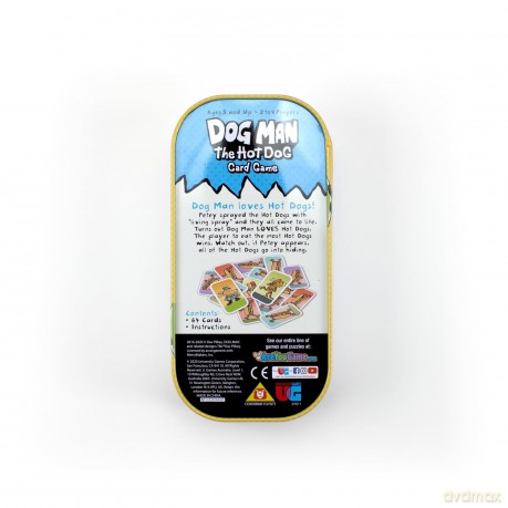 University Games Dog Man The Hot Dog Card Game | 2-4 Players, Yellow, One Size,07011 [KSIĄŻKA]