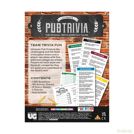 University Games L01379 Game, Black, One Size [KSIĄŻKA]