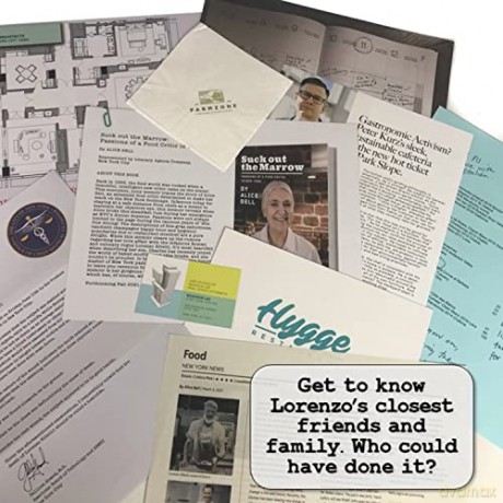 University Games Murder Mystery Case File A Chef's Knife, 33283, For age 12 years and over [KSIĄŻKA]