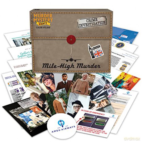 University Games Murder Mystery Case File Mile High Murder, 33284 [KSIĄŻKA]