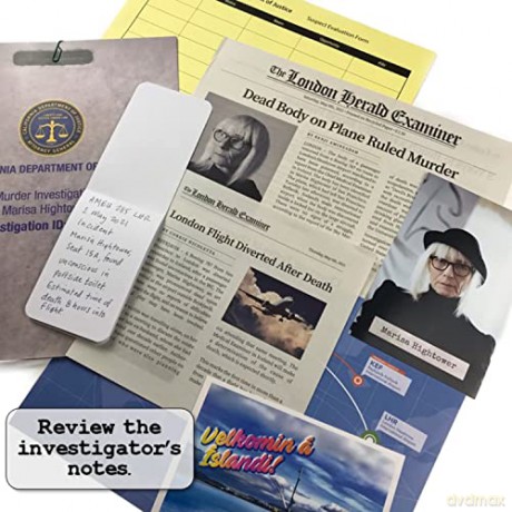 University Games Murder Mystery Case File Mile High Murder, 33284 [KSIĄŻKA]