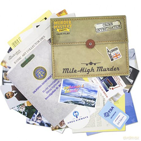University Games Murder Mystery Case File Mile High Murder, 33284 [KSIĄŻKA]