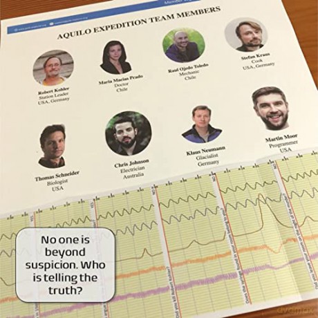 University Games Murder Mystery Party Case Files Death In Antarctica [KSIĄŻKA]