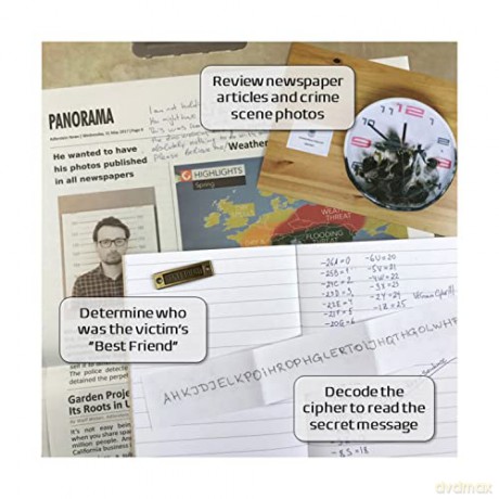 University Games Murder Mystery Party Case Files Fire In Adlerstein [KSIĄŻKA]
