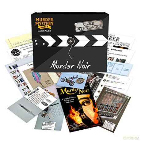 University Games Murder Mystery Party Case Files Murder Noir [KSIĄŻKA]