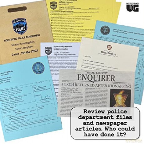 University Games Murder Mystery Party Case Files Murder Noir [KSIĄŻKA]