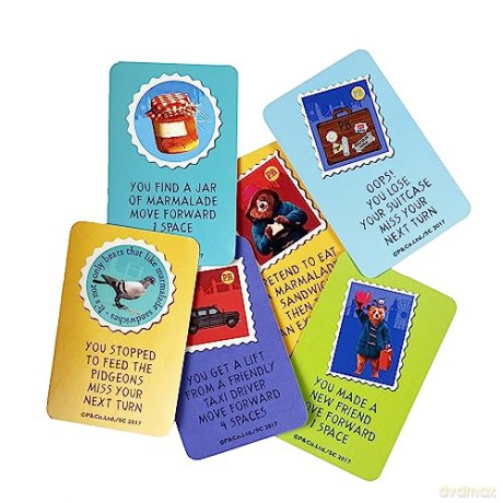 University Games Paddington Bear Movie Board Game Sightseeing Adventures Board Game for 6 year olds plus,Brown [KSIĄŻKA]