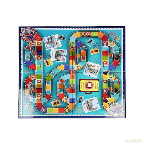 University Games Paddington Bear Movie Board Game Sightseeing Adventures Board Game for 6 year olds plus,Brown [KSIĄŻKA]