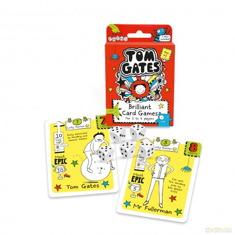 University Games Tom Gates Truly Awesome Card Games Set (U08544) [KSIĄŻKA]