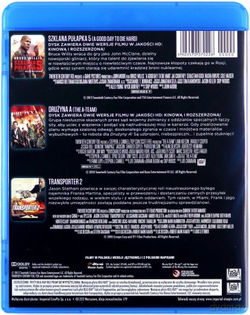 Szklana pułapka 5 / Drużyna A / Transporter 2 [BOX] [3xBlu-Ray]