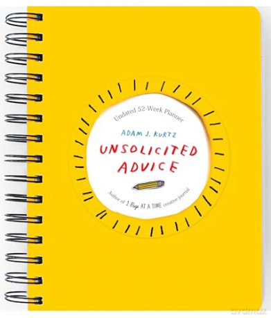Unsolicited Advice Planner: Undated 52-Week Planner - Adam J. Kurtz [KSIĄŻKA]