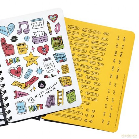 Unsolicited Advice Planner: Undated 52-Week Planner - Adam J. Kurtz [KSIĄŻKA]