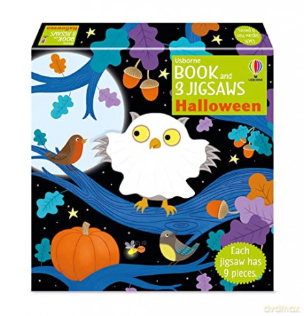 Usborne Book and 3 Jigsaws: Halloween - Kate Nolan [KSIĄŻKA]