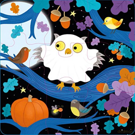 Usborne Book and 3 Jigsaws: Halloween - Kate Nolan [KSIĄŻKA]