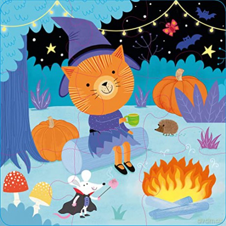 Usborne Book and 3 Jigsaws: Halloween - Kate Nolan [KSIĄŻKA]
