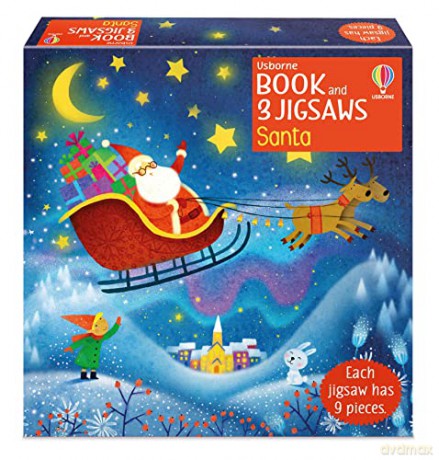 Usborne Book and 3 Jigsaws: Santa - Kate Nolan [KSIĄŻKA]