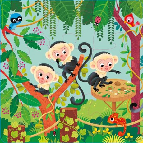 Usborne Book and 3 Jigsaws: The Zoo - Sam Taplin [KSIĄŻKA]