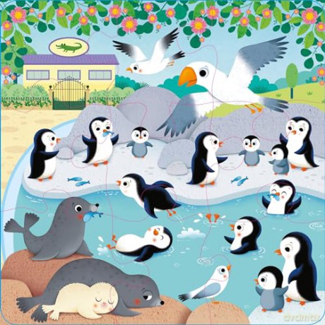 Usborne Book and 3 Jigsaws: The Zoo - Sam Taplin [KSIĄŻKA]