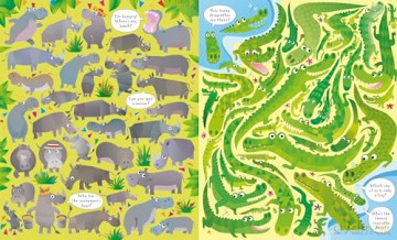 Usborne Book and Jigsaw At the Zoo - Kirsteen Robson [KSIĄŻKA]