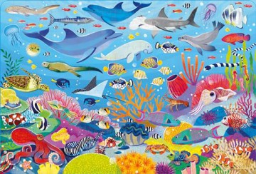 Usborne Book and Jigsaw Coral Reef - Sam Smith [KSIĄŻKA]