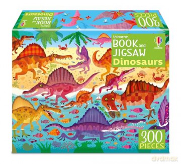 Usborne Book and Jigsaw Dinosaurs - Kirsteen Robson [KSIĄŻKA]