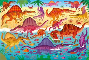 Usborne Book and Jigsaw Dinosaurs - Kirsteen Robson [KSIĄŻKA]