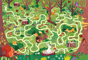 Usborne Book and Jigsaw Forest Maze - Kate Nolan [KSIĄŻKA]