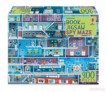 Usborne Book and Jigsaw Spy Maze - Kate Nolan [KSIĄŻKA]