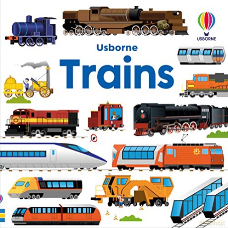 Usborne Book and Jigsaw Trains - Sam Smith [KSIĄŻKA]