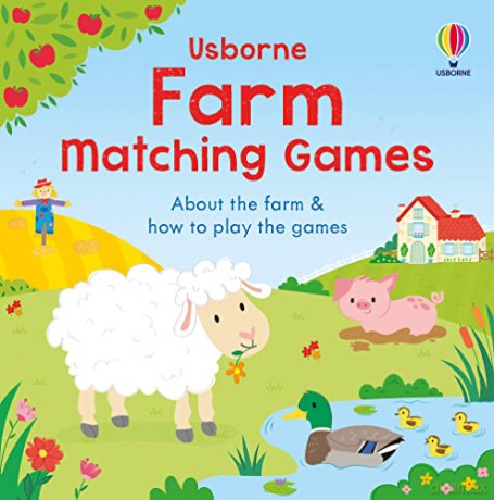 Usborne Farm Matching Games and Book - Kate Nolan [KALENDARZ]