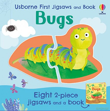 Usborne First Jigsaws: Bugs (Usborne First Jigsaws And Book) - Matthew Oldham [KSIĄŻKA]