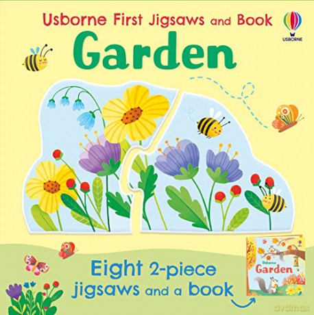 Usborne First Jigsaws: Garden - Matthew Oldham [KSIĄŻKA]
