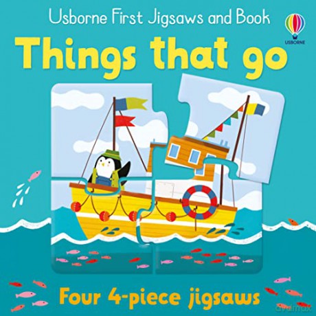 Usborne First Jigsaws: Things that go - Matthew Oldham [KSIĄŻKA]