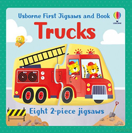 Usborne First Jigsaws: Trucks - Abigail Wheatley [KSIĄŻKA]