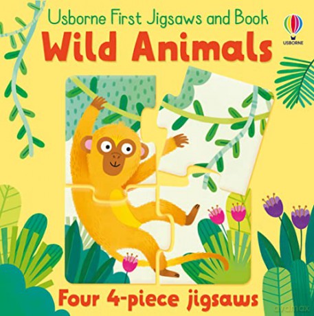 Usborne First Jigsaws: Wild Animals - Matthew Oldham [KSIĄŻKA]