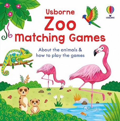 Usborne Publishing Ltd Zoo Matching Games and Book - Usborne [KSIĄŻKA]