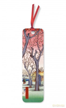 Utagawa Hiroshige: Plum Garden Bookmarks (pack of 10) - Flame Tree Studio [KSIĄŻKA]